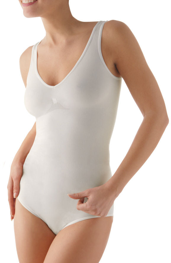 Control Body - High Support Body Suit - White