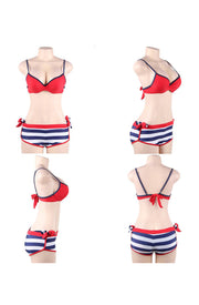 YesX Striking 3-Piece Red Bikini Set