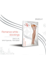 Beauty Night  Romance Stockings White